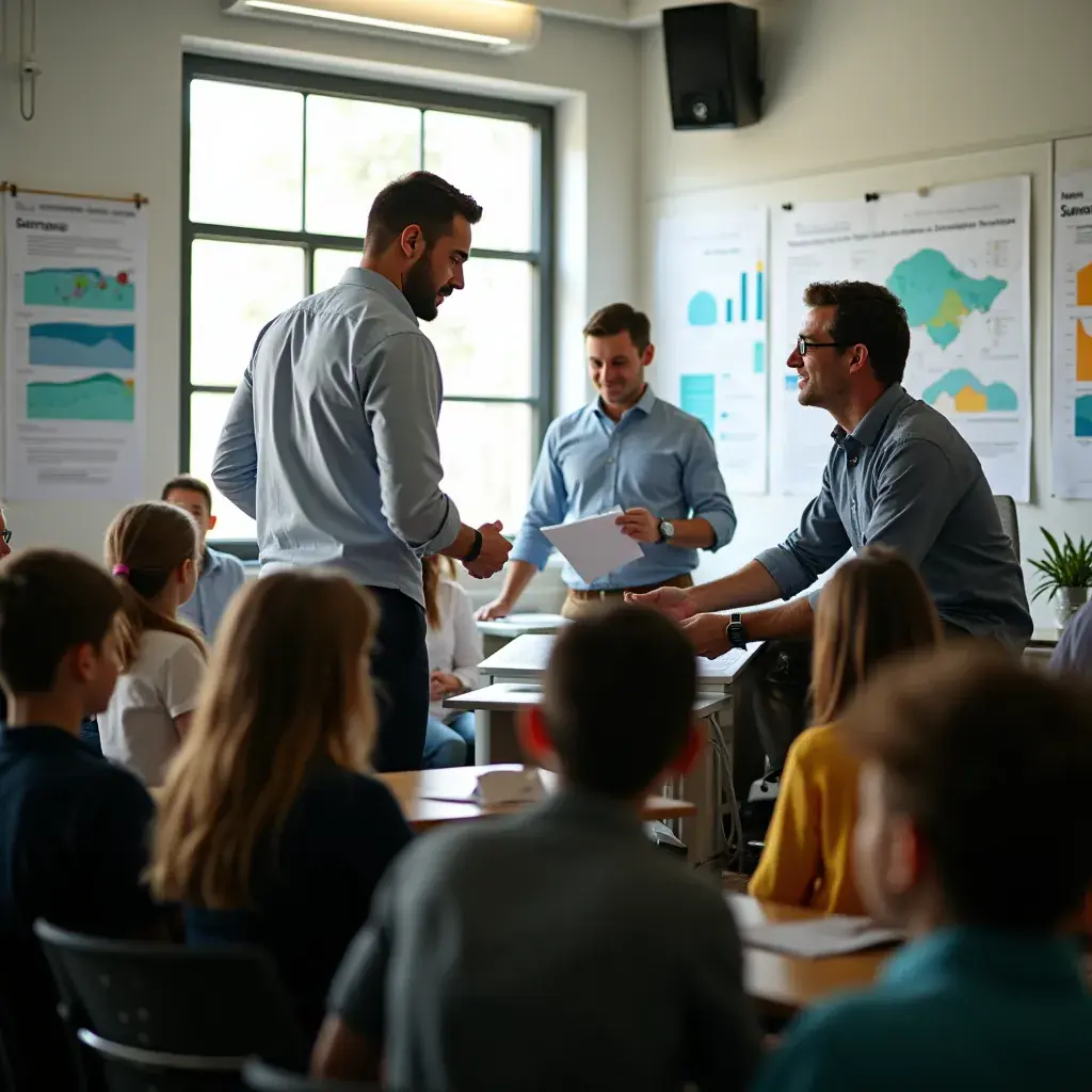 Modern office environment